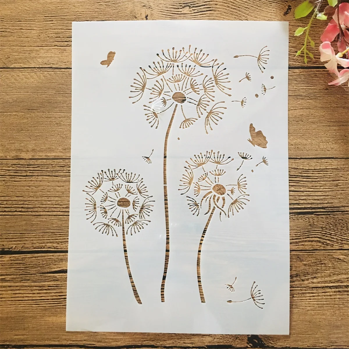 A4 29*21cm Dandelion DIY Layering Stencils Wall Painting Scrapbook Coloring Embossing Album Decorative Template