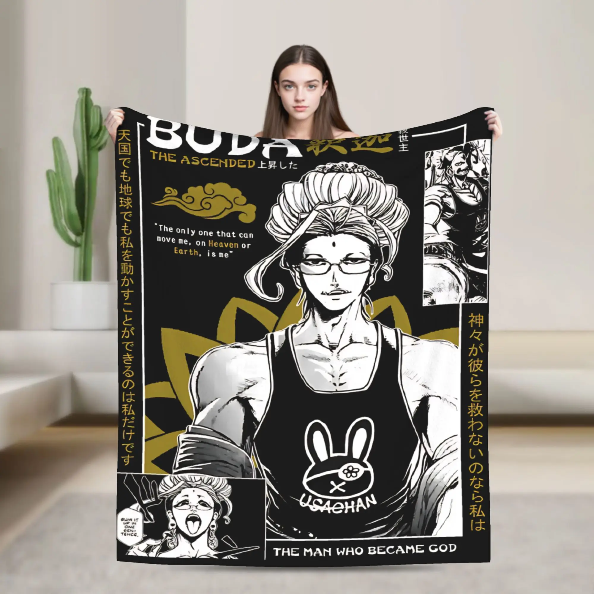 Shuumatsu No Valkyrie Buddha Record Of Ragnarok Blanket Quality Warm  Throw Blanket Winter Couch Chair Sofa Bed Bedspread
