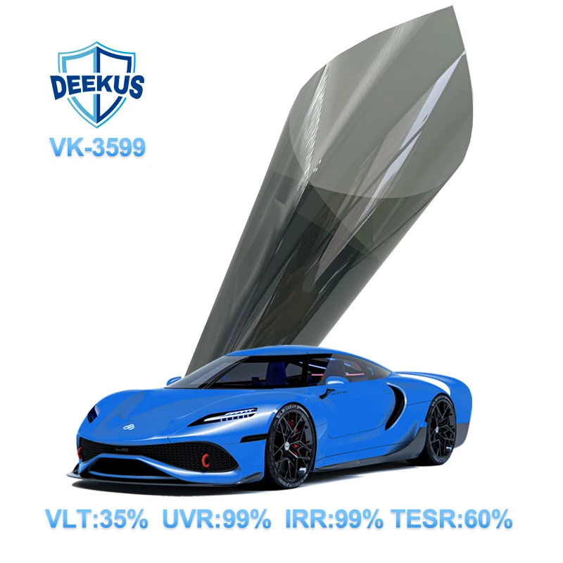 VK-Series Intelligent Glass Nano Ceramic Explosion Proof Window Film PET VLT35% Sunroof Protection Car Window Tint Vinyl Car