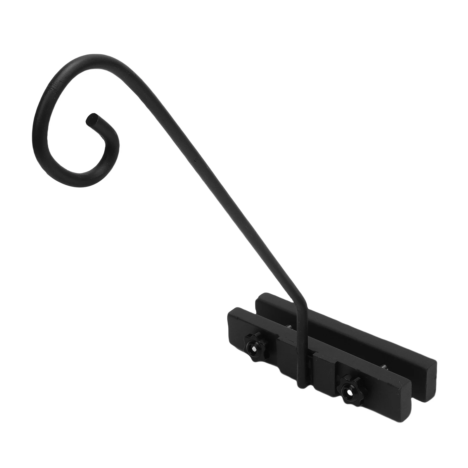 Deck Hook Rail for Hanging Flower Baskets Wind Chimes Bird Feeders Lanterns Fence Deck Hook Rail Iron Easy Install