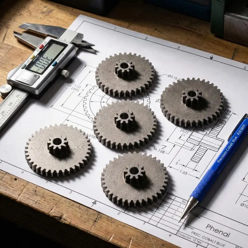 

5Pcs/pack 10T-36T Metal Double Gear Reduction Gear 0.5/0.5 Modulus 2mm Hard Wear-Resistant Gear DIY Model Making Accessories