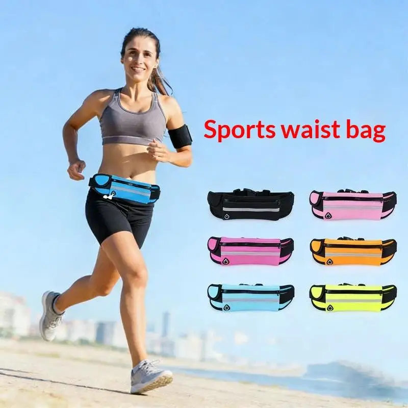 

1PC Waterproof Sports Waist Bag with Breathable Design Ideal for Hiking and Everyday Use