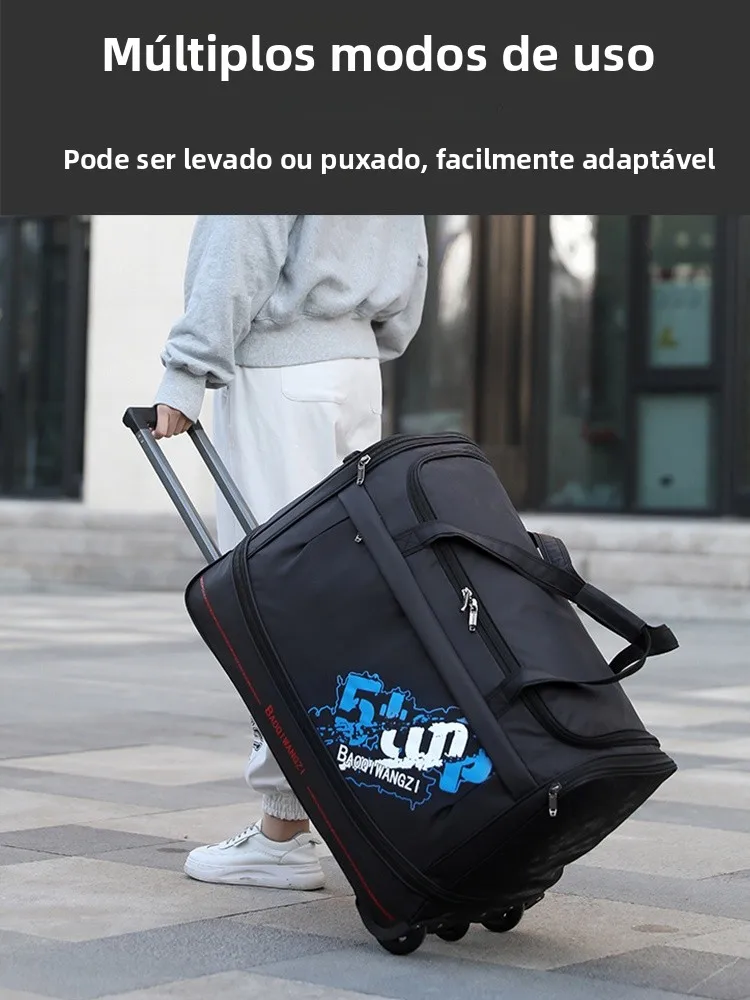 large-capacity-travel-luggage-bag-men's-women's-handheld-check-in-bag-tourist-carry-on-bag-tool-kit-foldable-oxford-fabric