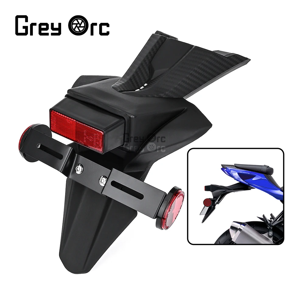 صالح لسوزوكي GSXR600 GSXR750 K11 2011-2024 2023 الحاجز الخلفي قطعة من نسيج غطاء ترخيص تسجيل لوحة قوس GSXR 600 750