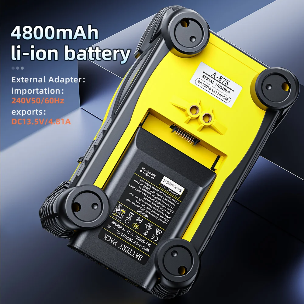 SAIVXIAN A-87S yellow fiber optic fusion splicer Full set hot melt machine fully automaticfusion splicer fiber optic cable