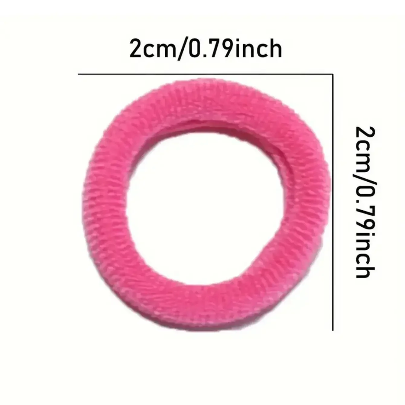 Colorful Nylon Scrunchie Hair Ties, 100pcs Set
