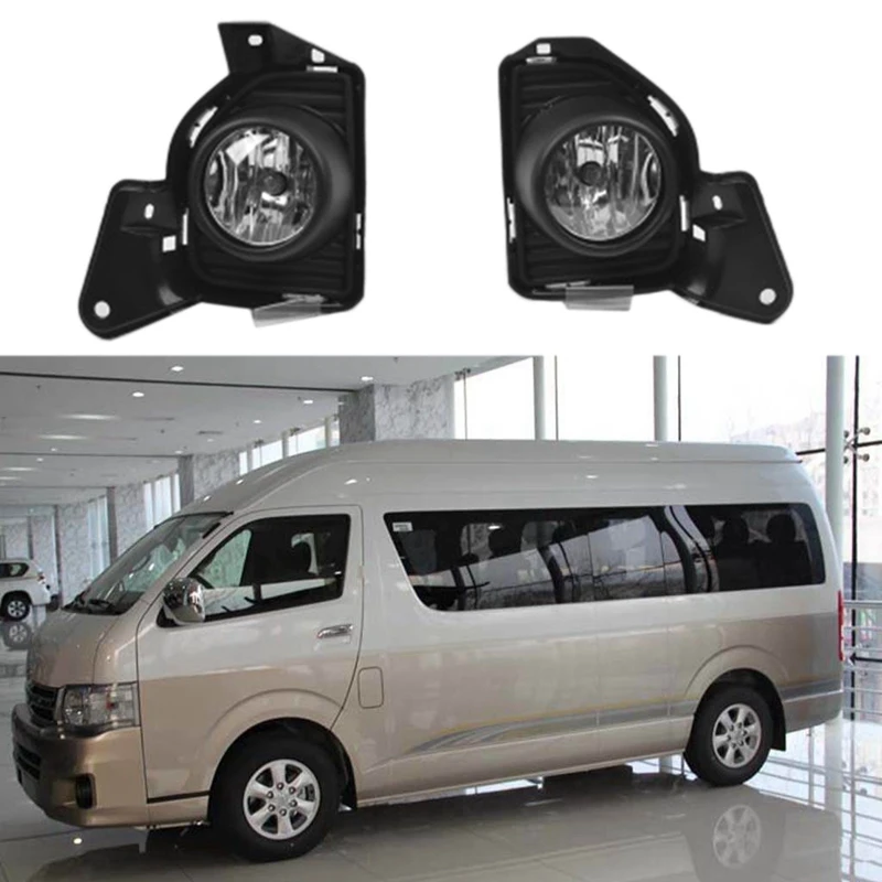 1 Set Of 12V Fog Lamp Assembly With LED Light, 3200K Yellow Color Temperature Fog Lamp Suitable For 2014 Toyota Hiace Fog Lamp A