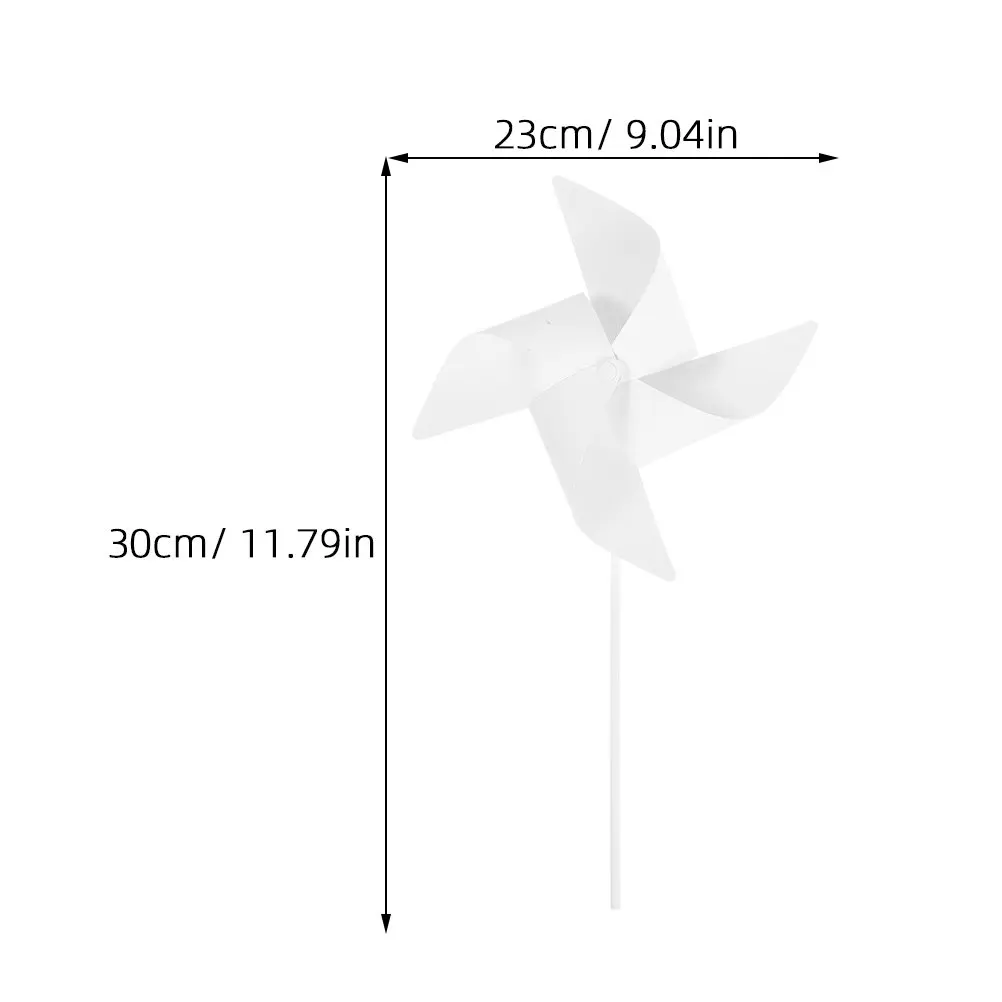 30Pcs Unfinished Pinwheel Kit for Kids Blank Paper Windmills DIY Craft Project Paint Your Own Decorate Summer Activity Party