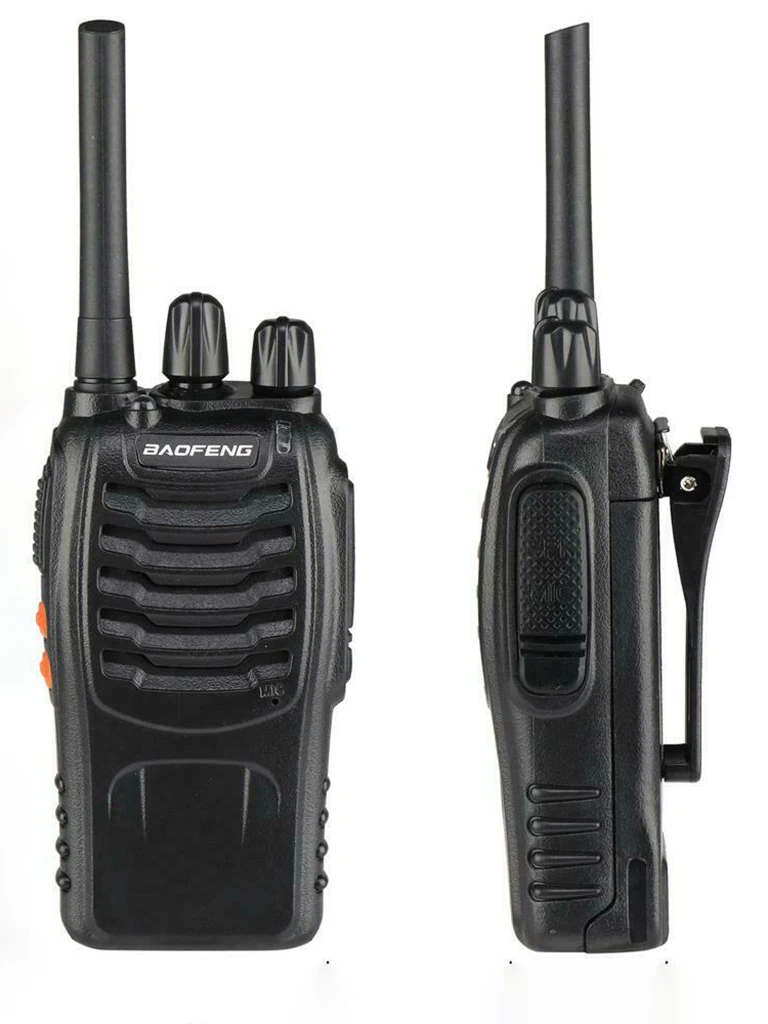 2pcs BAOFENG BF-88E Walkie Talkie Two-way radio 16 channels set UHF 400-470MHz with USB Charger for EU User PMR 446