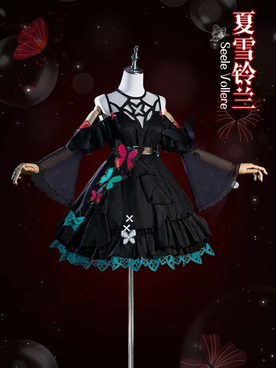 

Game Honkai Impact 3 Seele Vollerei Cosplay Costume Anime Women Dress Skirt Role Play Clothing Comic-con Carnival Suit 2025 New