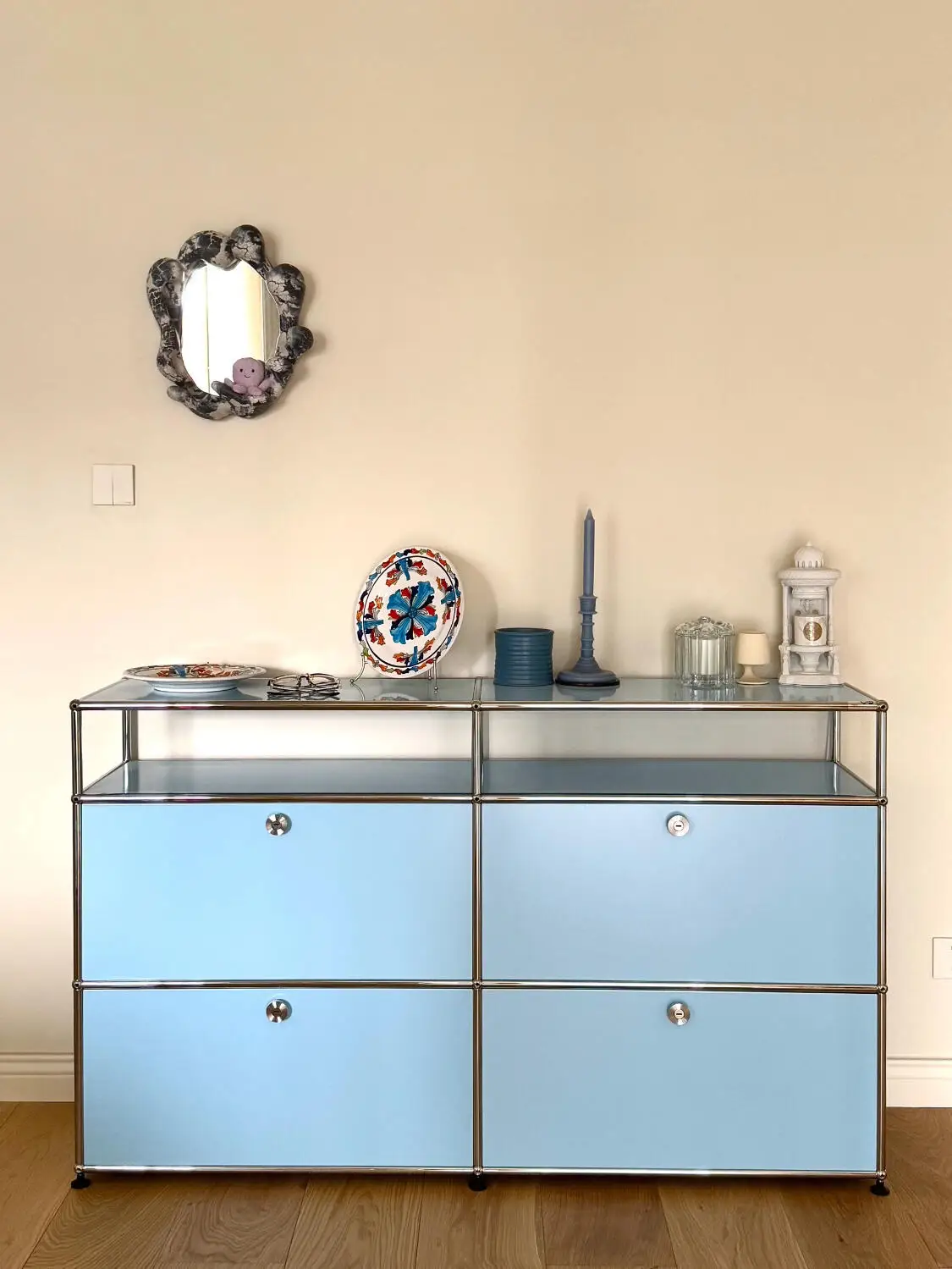 Customizable US Modular Cabinet - Metal Alloy Storage Shelf For Office Living Room Bulk Order Acceptable