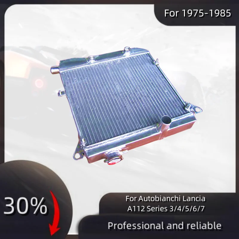 

For 1975-1985 Autobianchi Lancia A112 Series 3/4/5/6/7 Aluminum Radiator Cooler Cooling Coolant 1975 1976 1977 1978 1979 1980