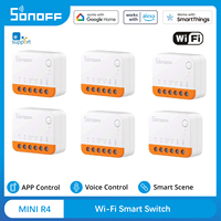 SONOFF MINIR4 MINI Extreme Wi-Fi Smart Switch 1-10pcs Detach Relay Mode Smart Scene Via eWeLink APP Alexa Google Home Alice