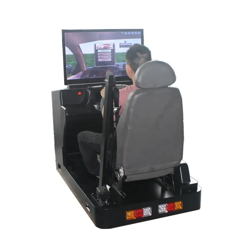 Real car simulator learning driving simulator single screen driving training machine