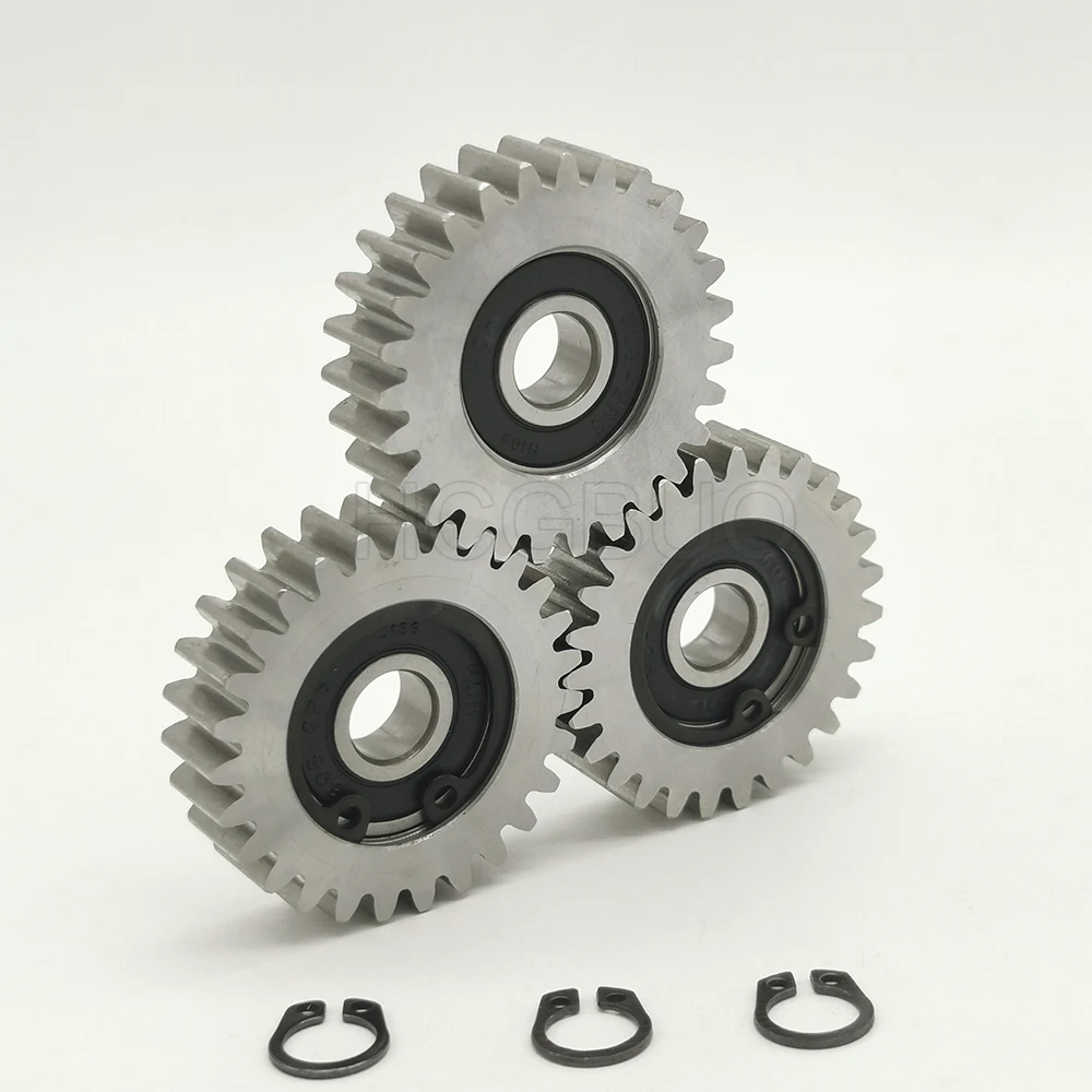 27T 36.2x10mm Planetary Gear 27 Teeth Gear With Bearings Wheel Hubs Electric Bike Steel Gear For Bafang Motor E-bike Accessories