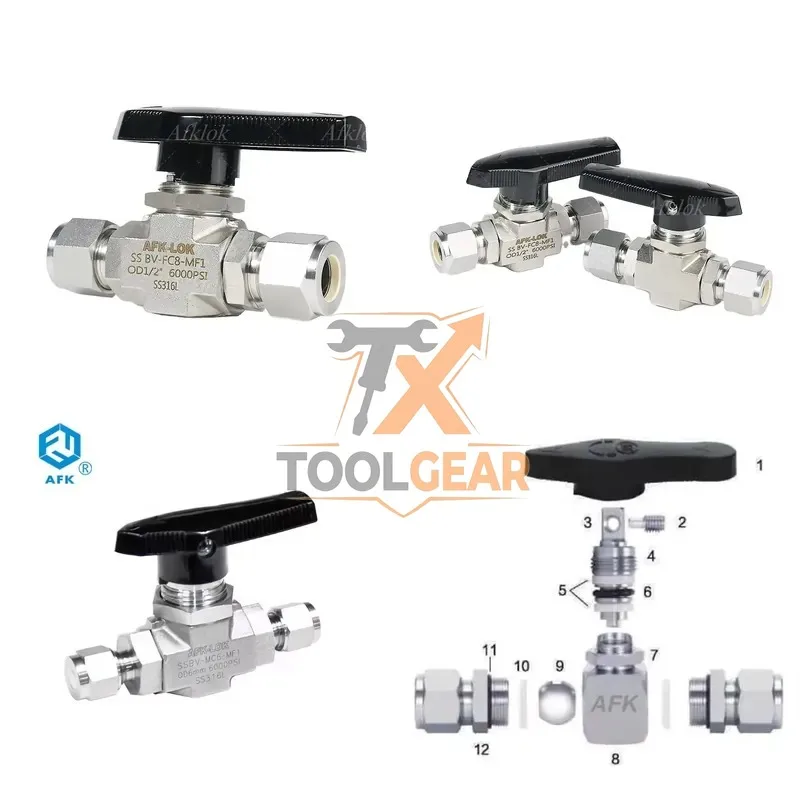 2026hotsale* High Pressure Valve Pressure Control Valve Threaded Ferrule Two Ways Valve OEM Customizable for Insrtument