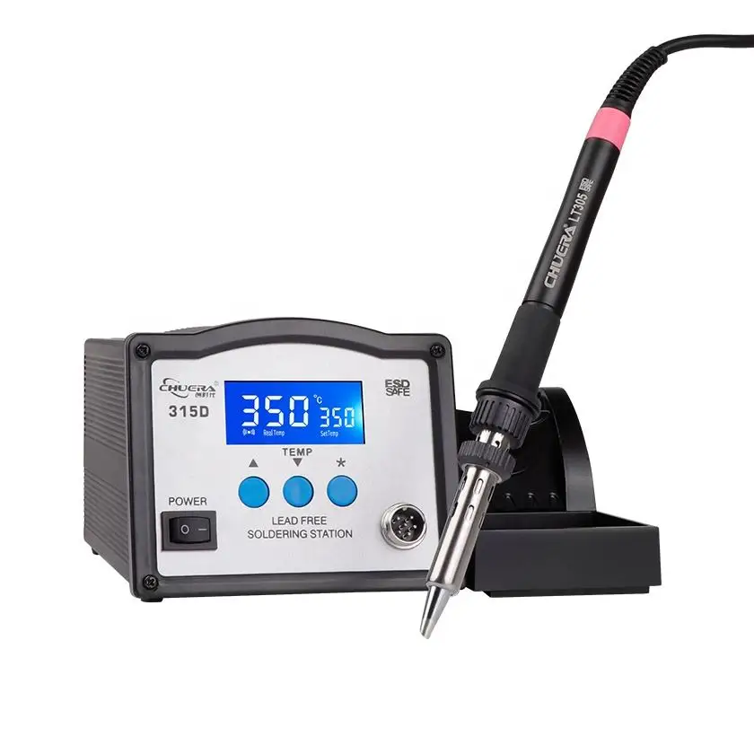 Chuera 315D Welding Table Intelligent Display Button Temperature Control Soldering Station 150W High Power