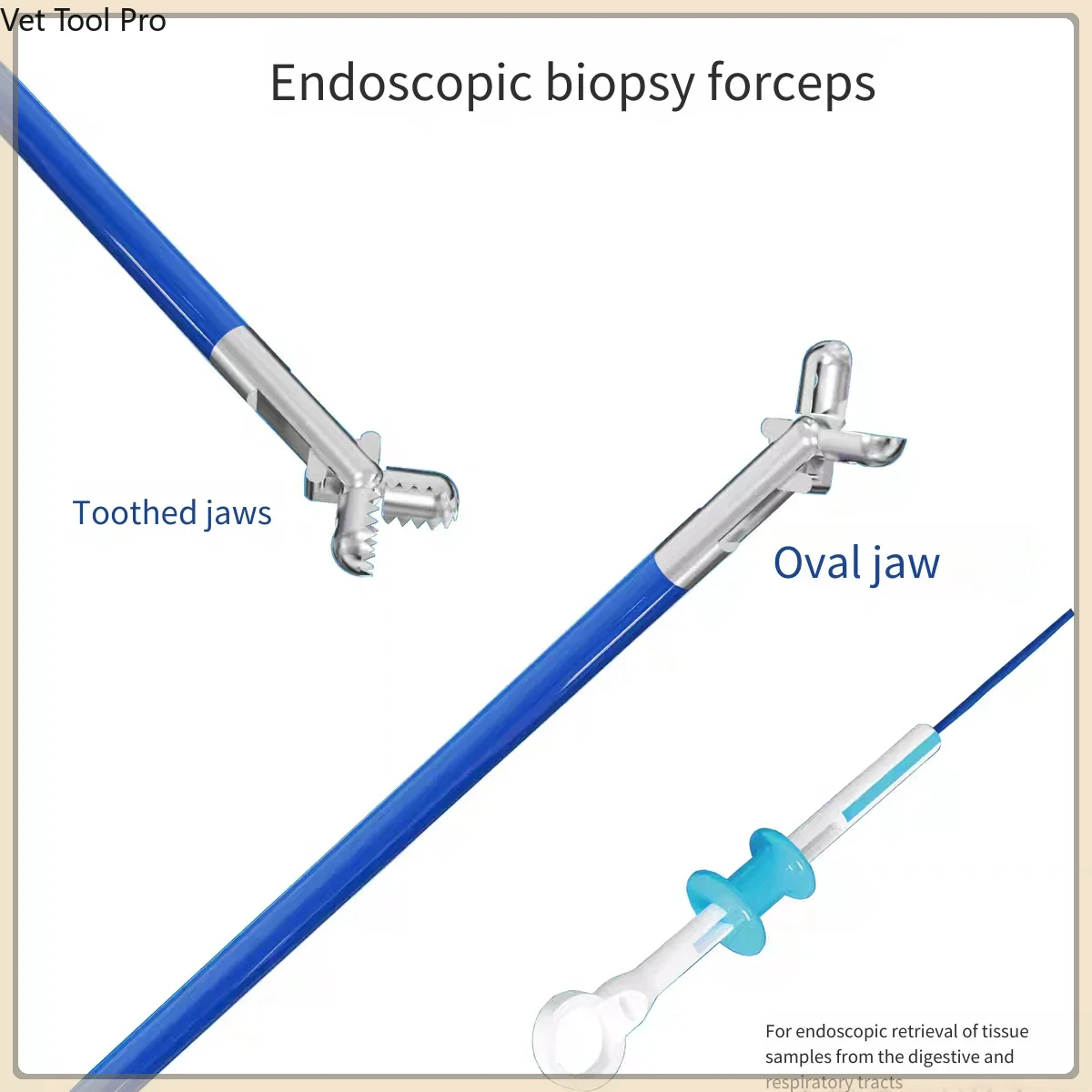 5 Pieces Biopsy Forceps, 1.8mm Biopsy Forcep, 2.3mm Disposable Endoscopic Forcep, Clinic Disposable Forceps