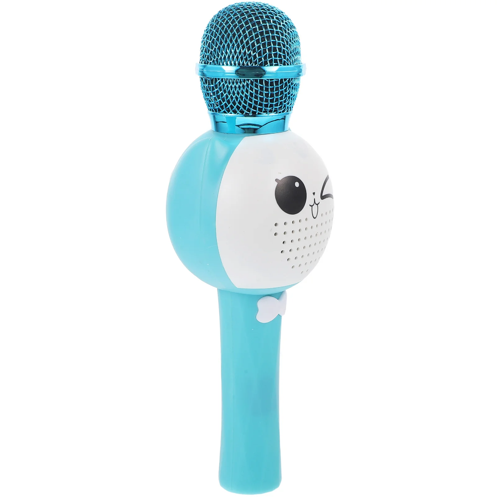 1 Zestaw Dziecięcy Mikrofon do Śpiewania w Stylu Kreskówkowym Bezprzewodowy Karaoke Zabawny Kolorowy Lekki Elektroniczny Mikrofon dla Dzieci Wczesna Edukacja