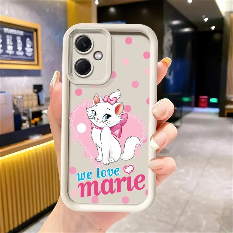 Custodia per telefono Disney Cute Marie Aristocats per Redmi Note 12 13 5G 10Pro custodie 11 10 12S 13pro 4G 11S 12proplus fundas 11Pro Cover