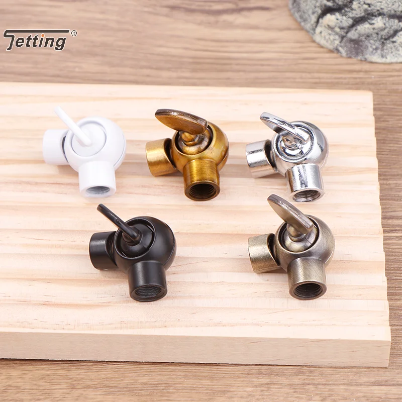 1Pcs M10 Metal Corner Lighting Accessories Iron Nook Thread Connector For Wall Lamp DIY Adjust Direction Beside Light Arm