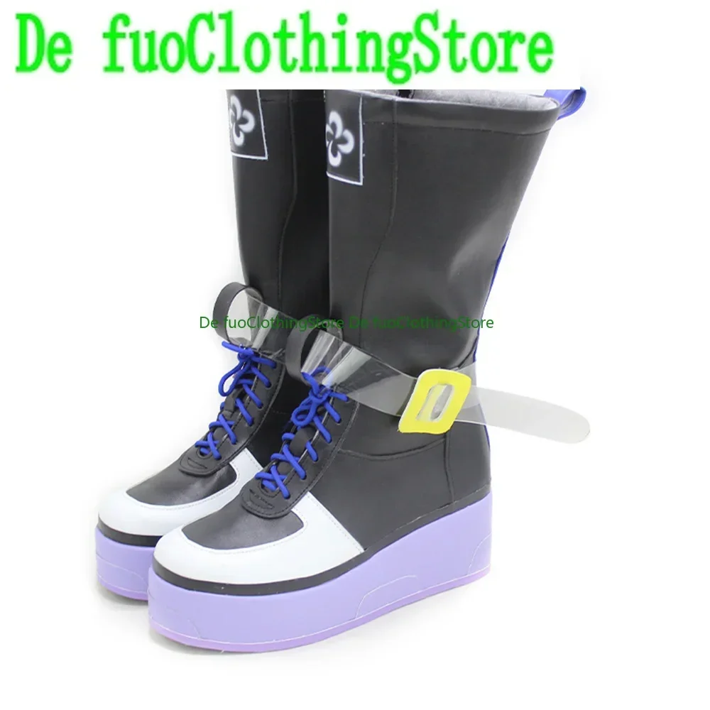 Arknights Mizuki Scarpe Cosplay Stivali Gioco Anime Festa di Carnevale Halloween DefuoClothing Negozio di scarpe
