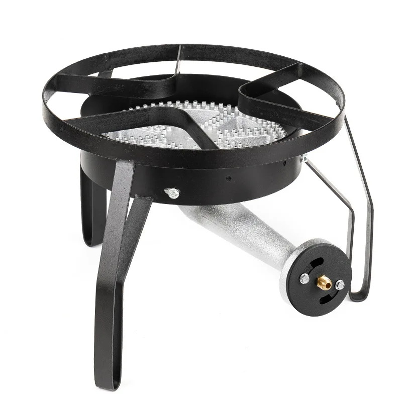 

Commercial cast iron angle steel gas stove large burner round cast iron burner large firepower stove