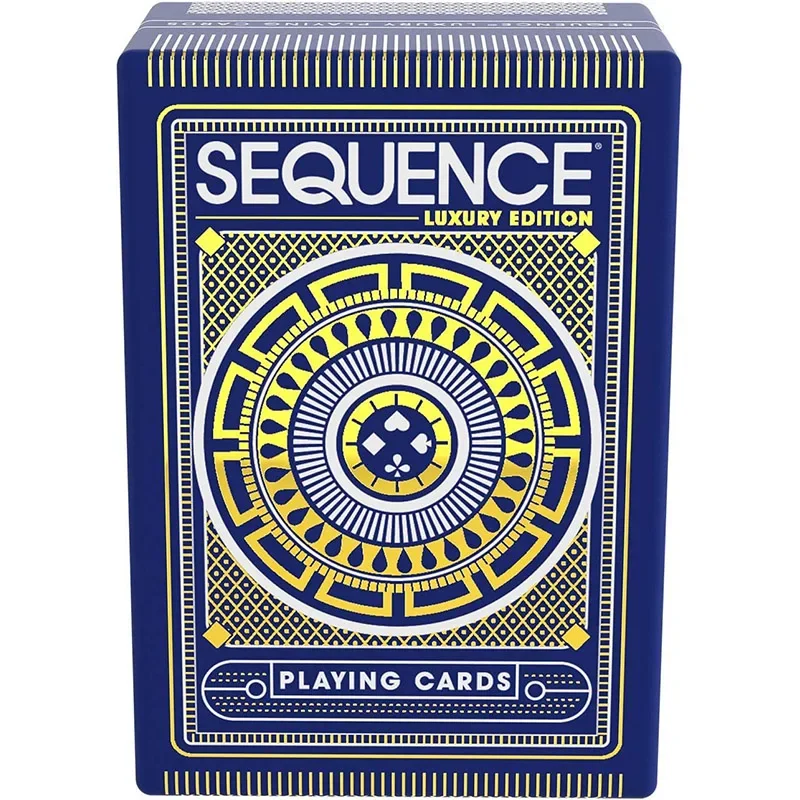 Unleash Your Inner Gamer with Sequence Luxury Edition Board Game for 2-12 Players - Fun and Challenging