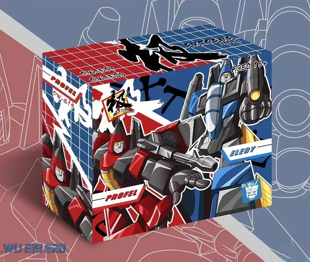 

Новые игрушки-трансформеры Доктор У Customs Extrme Warfare DW-E19 DW-E20 Фигурка Thrust Dirge в наличии