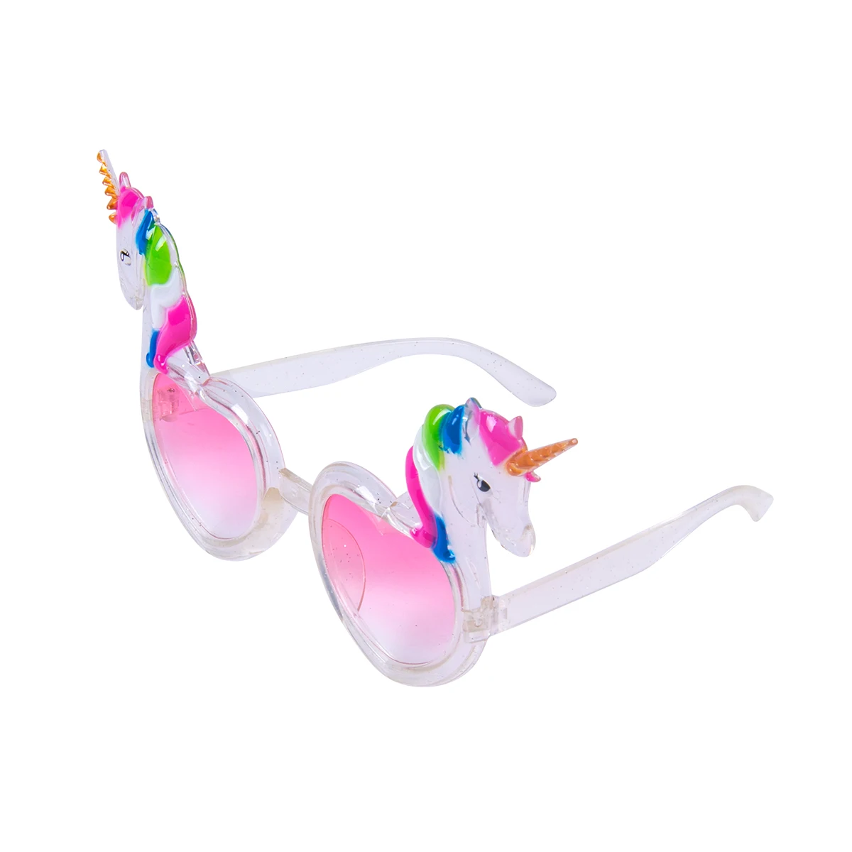 1 szt. Jednorożec okulary przeciwsłoneczne na imprezę jednorożec impreza tematyczna rekwizyt do zdjęcia dla dzieci dziewczyny 1. urodziny dekoracja na baby shower artykuły upominkowe — zdjęcie 3