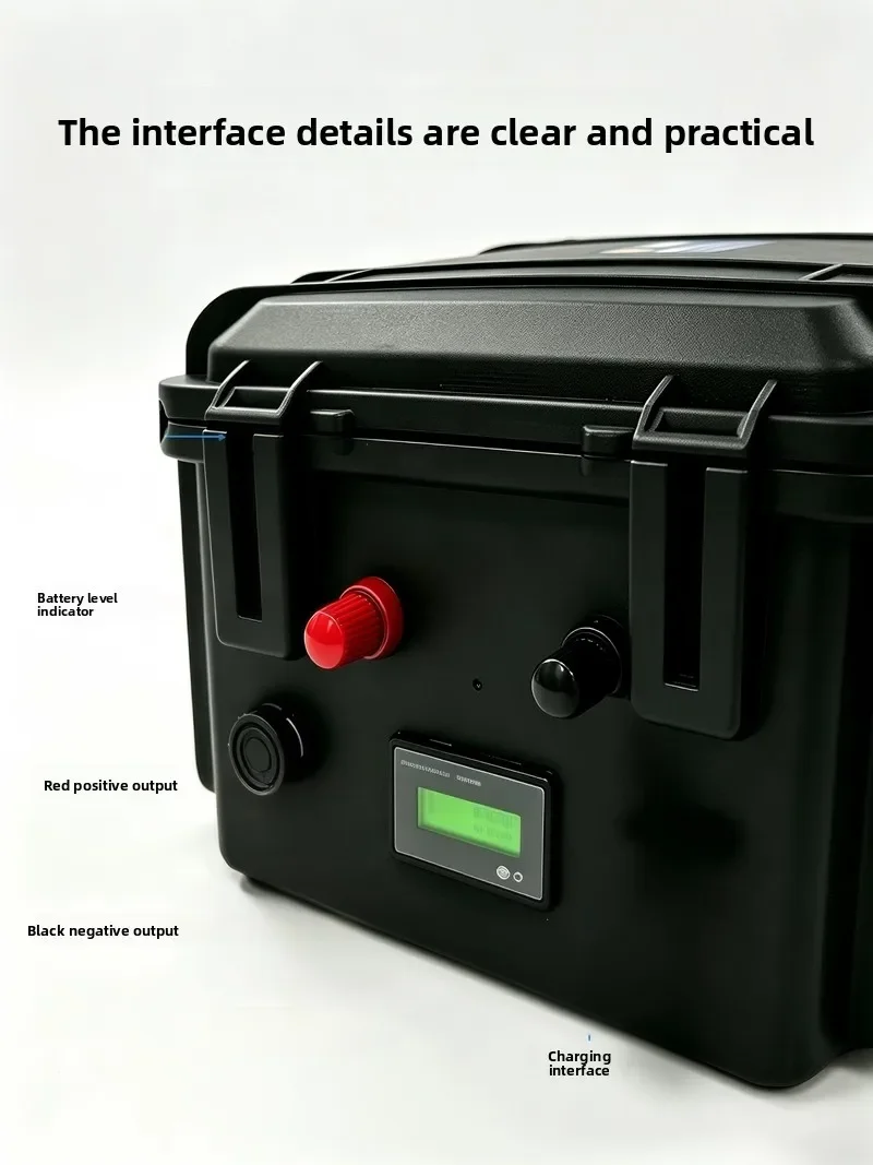Long Life Deep Cycle 60V Lithium Iron Phosphate Battery Pack 50Ah-150Ah Integrated Smart BMS LiFePO4 Battery With 6-7KW Maximum