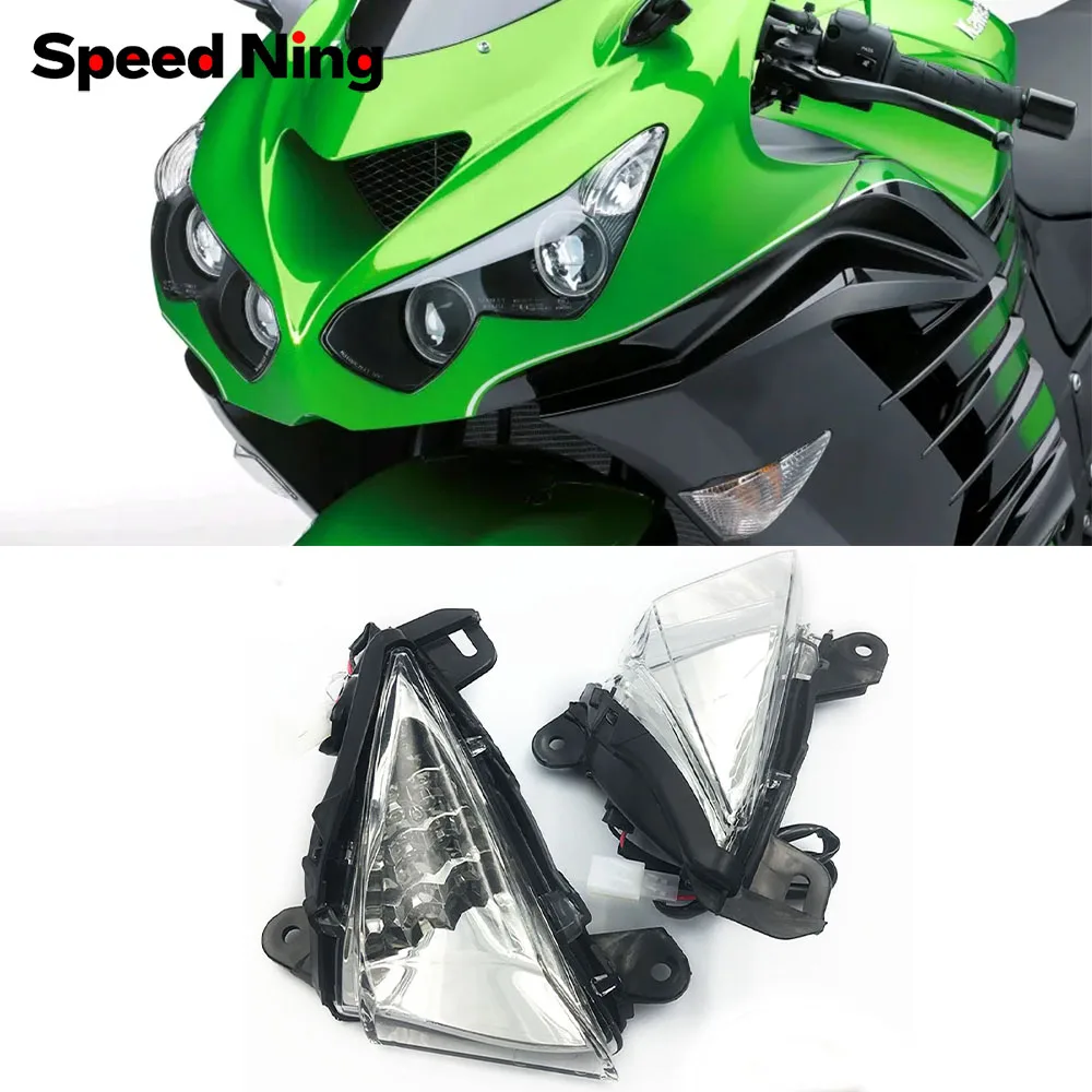 Clignotant avant pour KAWASAKI ZX14R ZZR1400 2006 – 2020 CONCOURS 14 GTR1400, clignotant de moto