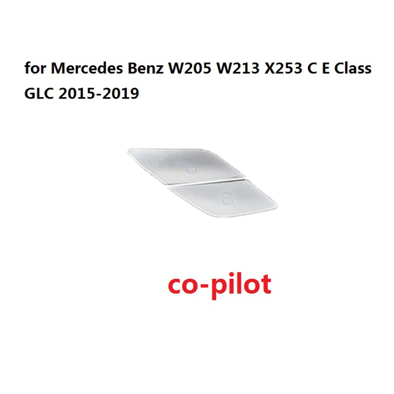 Mobil Pintu Switch Membuka Tombol Payet Dekorasi Menutupi Trim untuk Benz W205 W213 X253 C E Kelas GLC 2015-2019 (Co-Pilot)