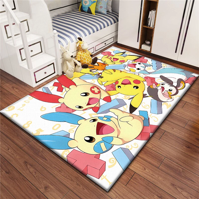 Pokemon carpet Pikachu birthday gift carpets for bedroom decoration carpets for living room decoration area area rug  anime rug