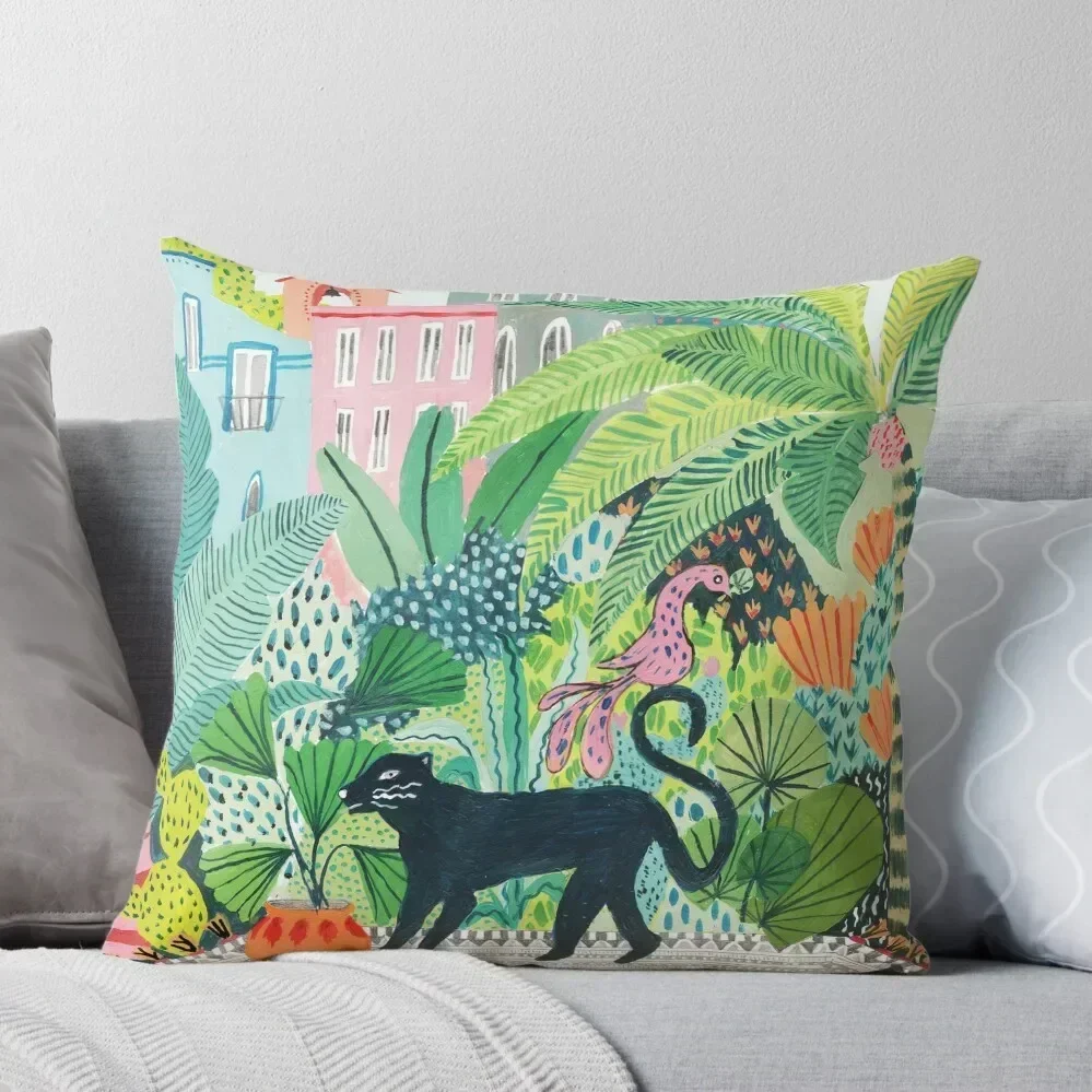 

Jungle Panther Throw Pillow luxury home accessories Sofa Covers Sitting Cushion pillow