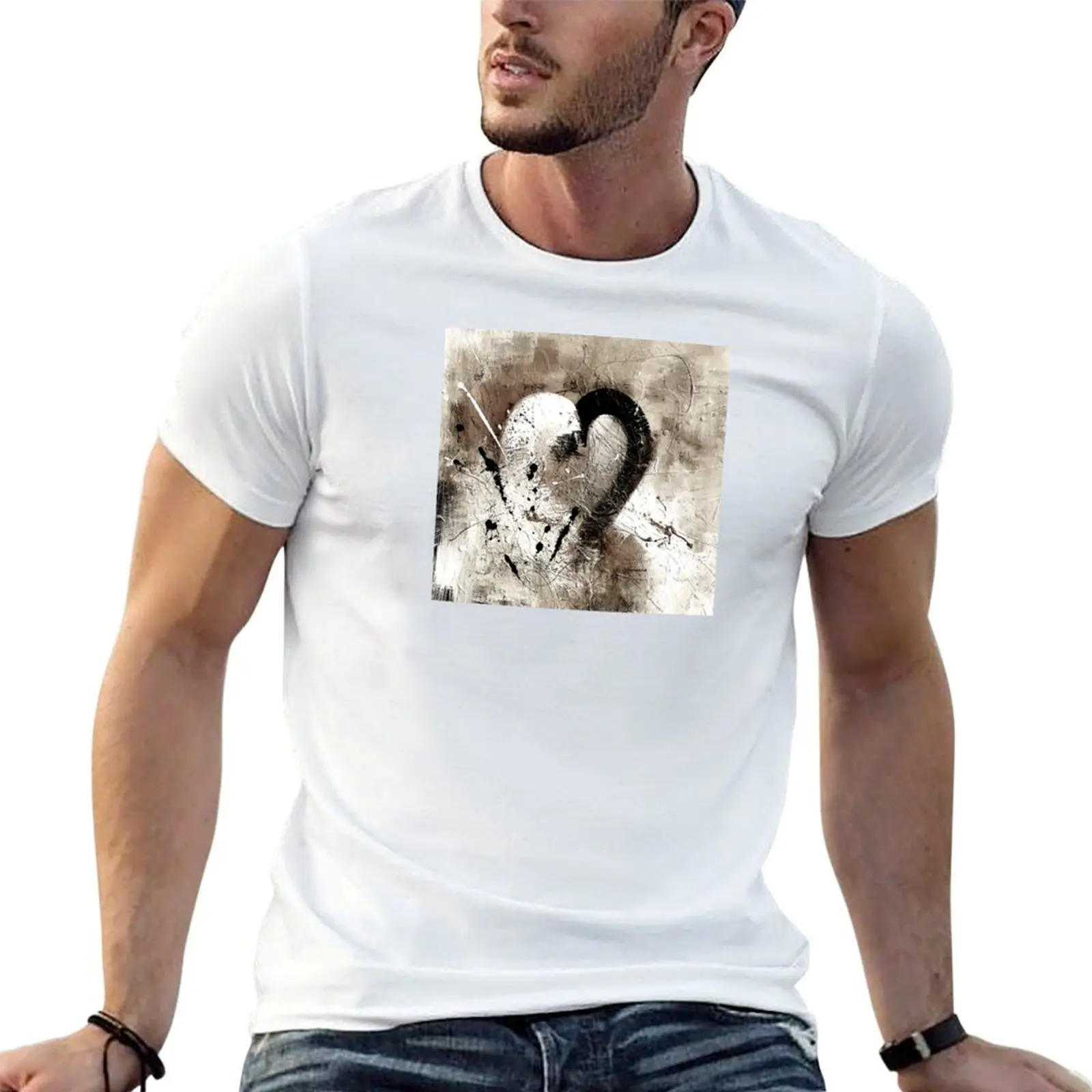 

FULL OUT LOVE T-Shirt t shirts for man slim fit black cotton t-shirt plain for man package man graphic t shirt T-shirt