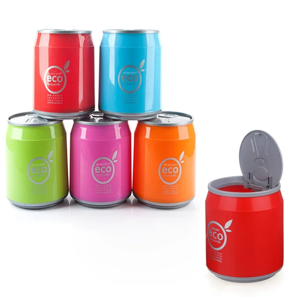 

Creative Mini Trash Can 5L Medical Plastic Sharps Container Tin Can Style Tattoo Needles Disposal & Household Garbage Waste Box