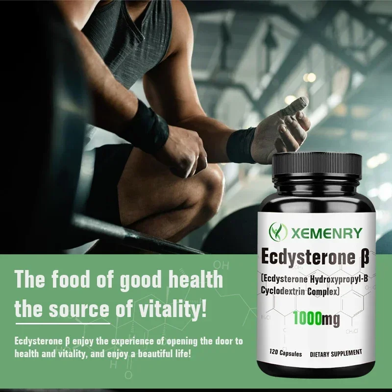 Ecdysterone - Promote Muscle Development, Fat Burning, Accelerate Metabolism, Support Men\'s Health