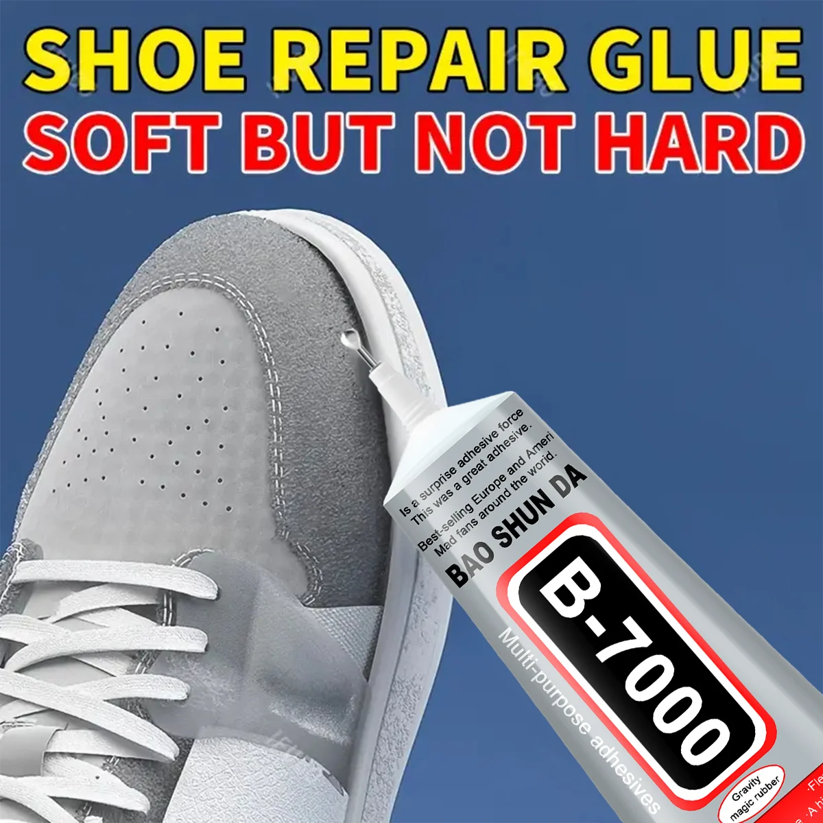 B-7000 Universal Shoe Glue Waterproof Strong Shoe-Repairing Adhesive Professional Sneakers Boot Repair Tool Transparent Sealers image 2