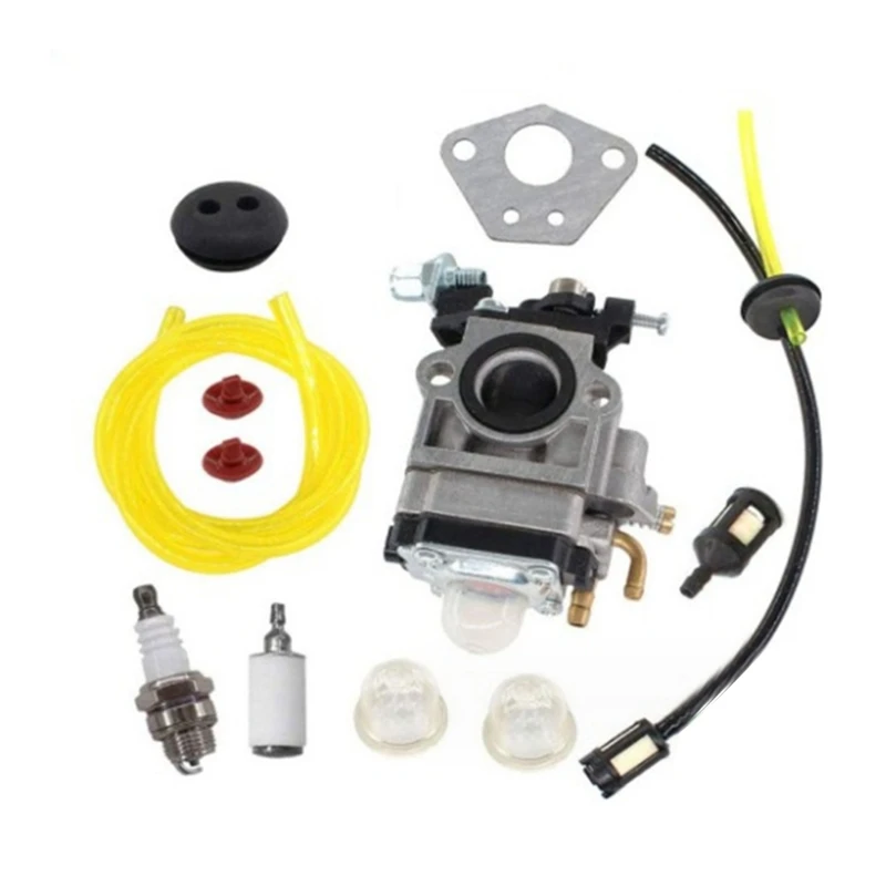 15Mm Carburetor Fuel Line Kit For 43Cc 52Cc 40-5 BC430 CG430 CG520 1E40F-5 44F-5 Motor Brush Cutter Trimmer Brush Cutter Parts