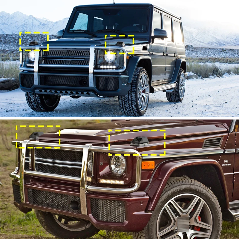 

2PCS Front Corner Lamp Housing For Mercedes Benz G-Class W460 W461 W463 Sprinter W901 W902 W903 Front Wing Turn Signal No bulb