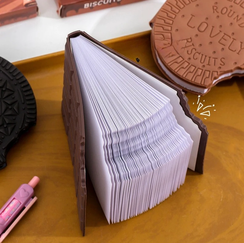 Niedliches Schokoladenförmiges Mini-Notizbuch Tragbarer Taschen-Notizblock Kreatives Schreibwaren-Geschenk für Schüler & Preise – Detail 8
