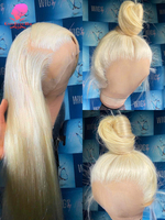 38 Inches 250 Density 360 Lace Frontal Wigs Straight Lace Frontal Wig 13x4 13x6 Blonde 613 Lace Front Human Hair Wigs For Women