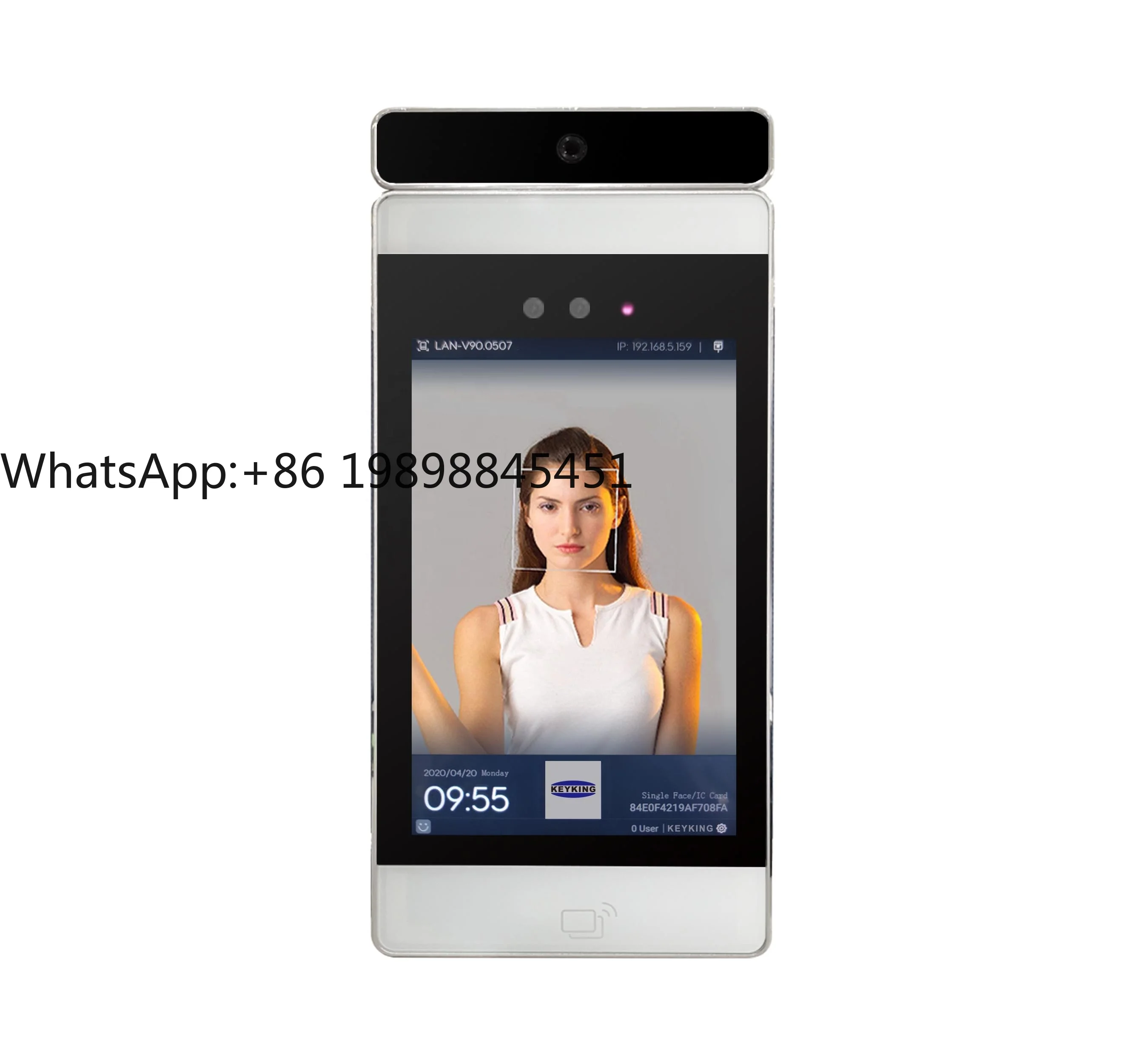 

2023 Professional Face Recognition Device With Build-In Body Temperature Check