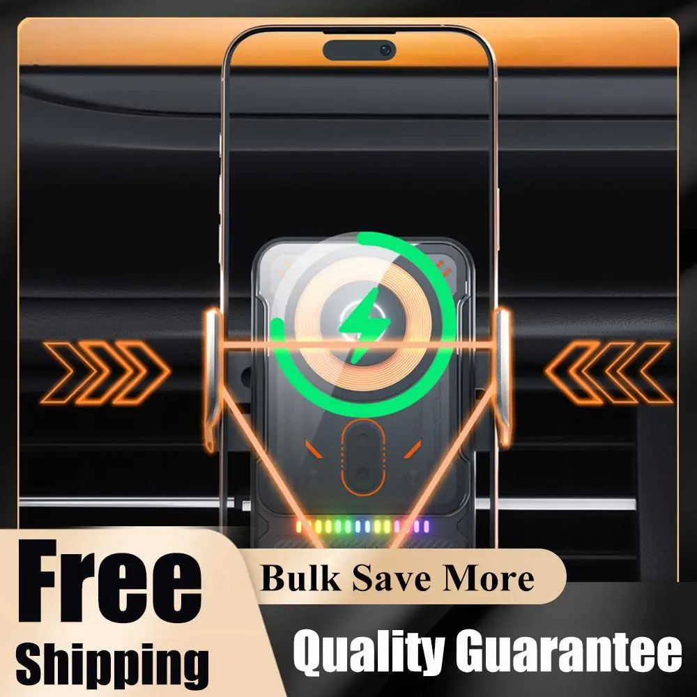 

Wireless Car Charger Car Phone Holder Air Vent Cell Phone Holder Auto Clamping Car Accessories