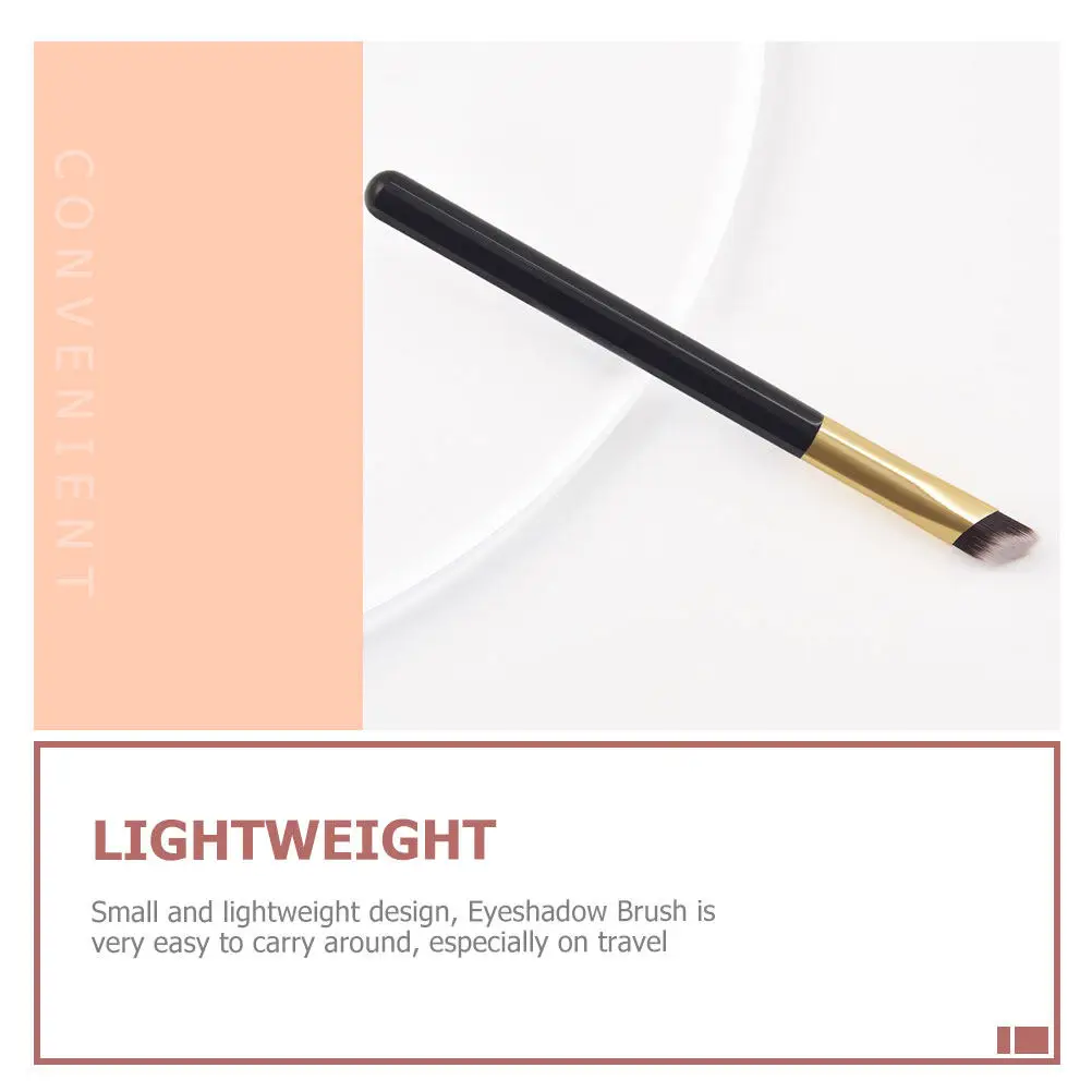 Conjunto de 3 Pincéis de Sobrancelha Angulados para Maquiagem, Pincéis para Delineador e Esfumar Sombra, Pincel para Blush