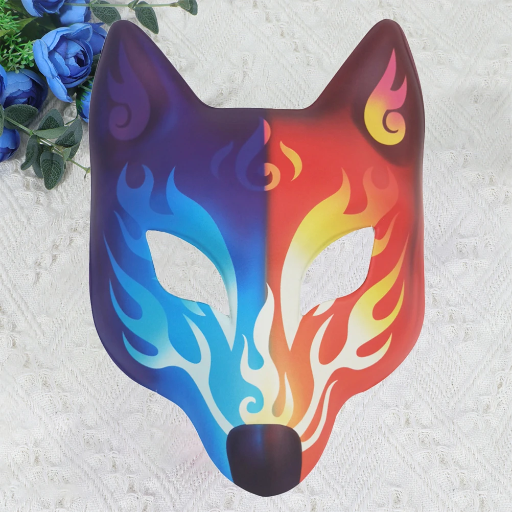 

Fox Mask Lightweight Comfortable Masquerade Masks Cartoon Halloween Animal Carnival Face Mask cosplay Elegant Photos