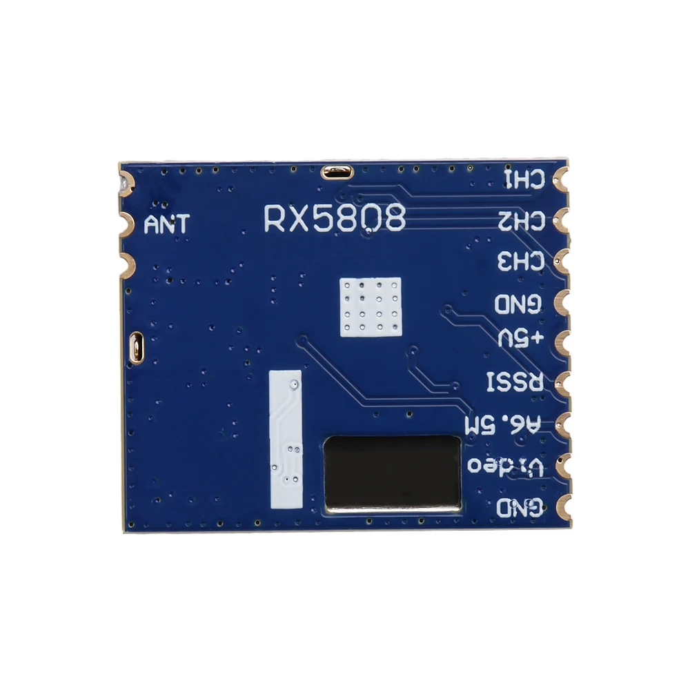 5645-5945MHZ RX5808 AV FM Wireless FPV 5.8G Audio Video Receiving Module Board SPI Control