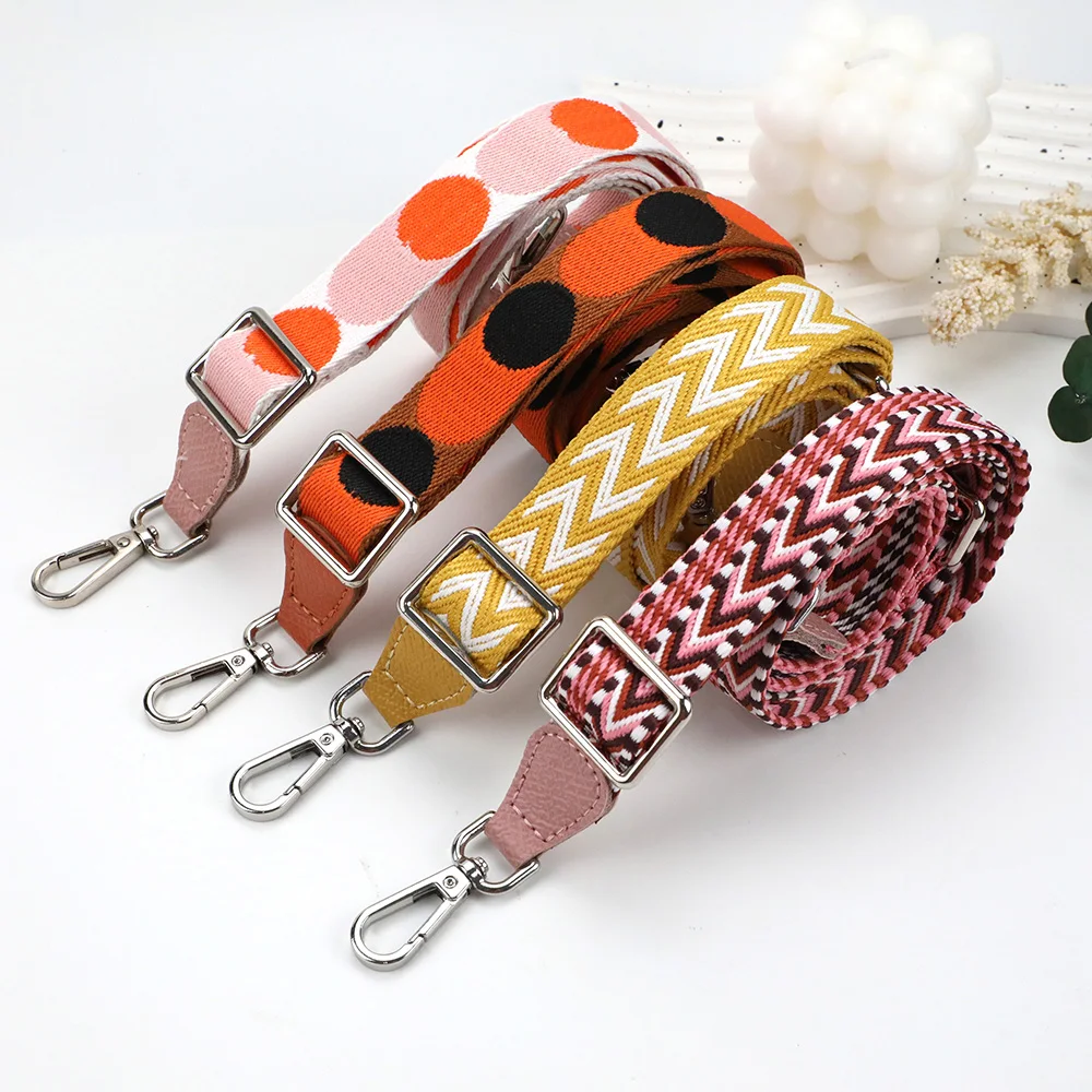 

Canvas Bag Strap Adjustable Replacement 2.5cm Wide Crossbody Bag Straps Women's Handbag Strap Belt Luxury Bag Accessories