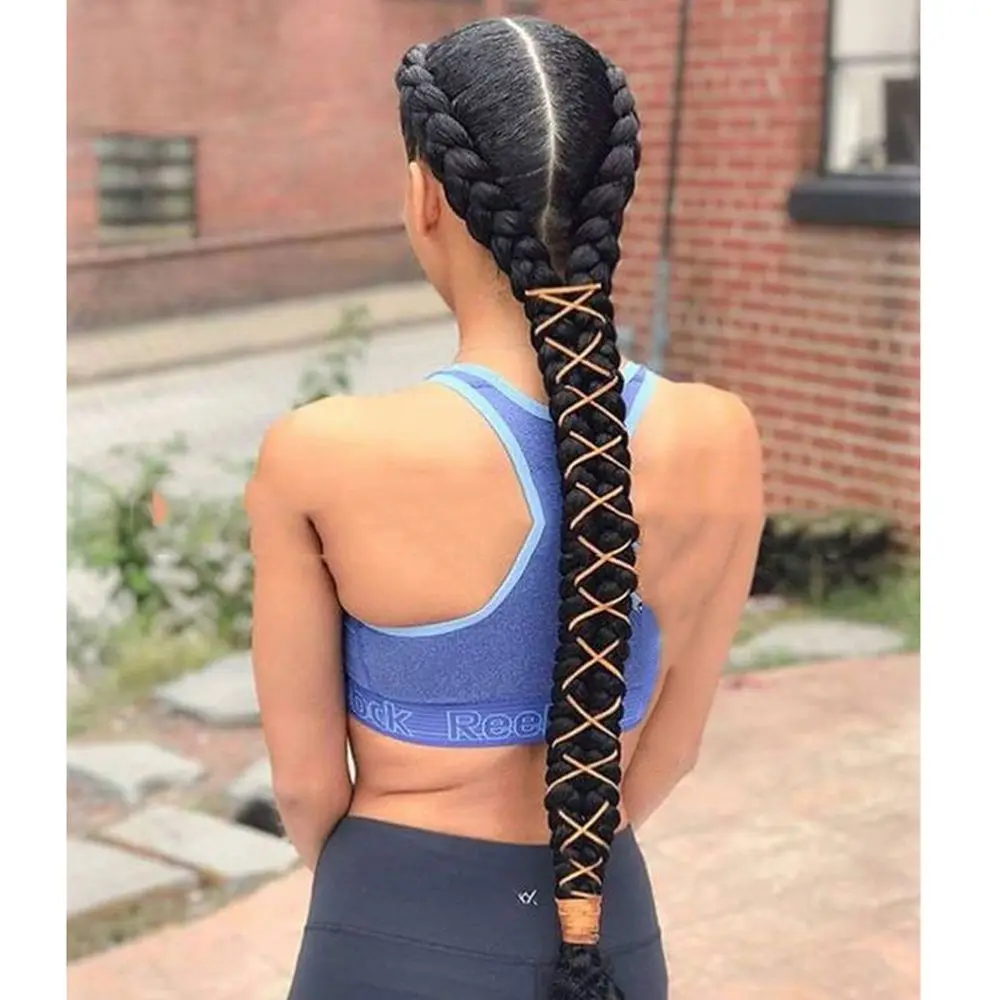 Children's Braided Hair Styling Tool Decoration Women Braiding Rope Band Hair Braiding String Hair Wrap String Hip-hop Hair Tie